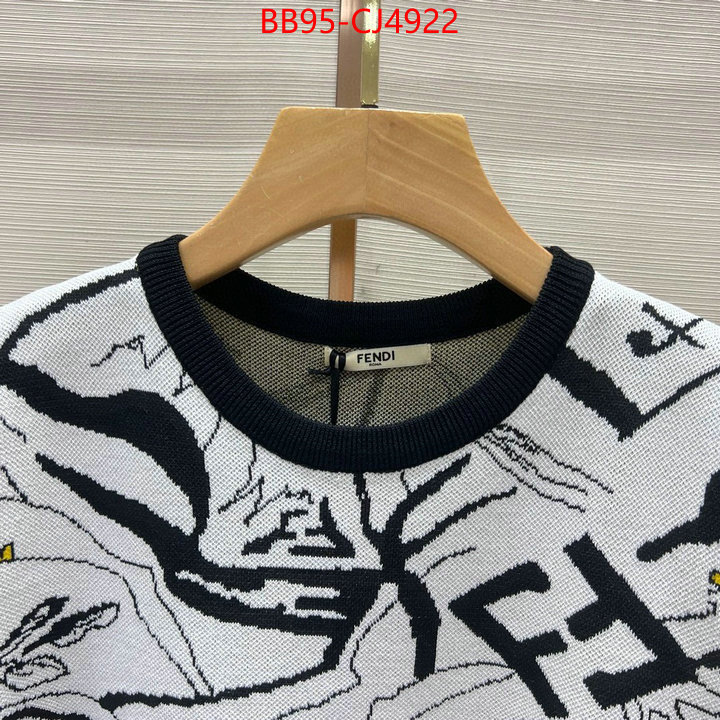 Clothing-Fendi online from china ID: CJ4922 $: 95USD