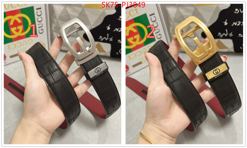 Belts-Gucci buy best high-quality ID: PJ3849 $: 75USD