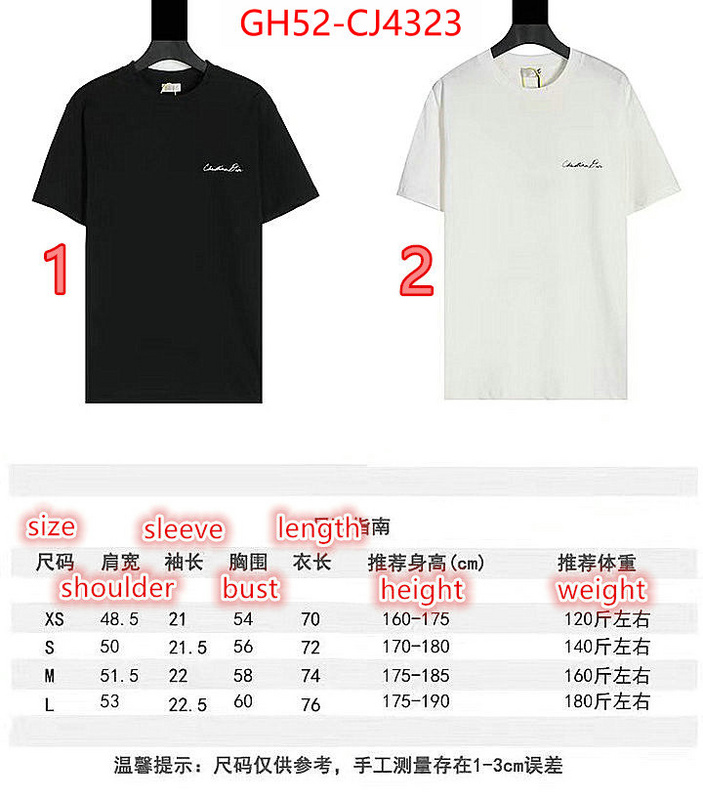 Clothing-Dior customize the best replica ID: CJ4323 $: 52USD