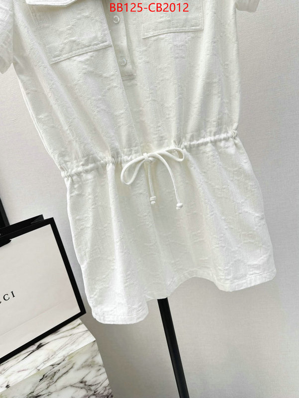 Clothing-Gucci what's the best place to buy replica ID: CB2012 $: 125USD