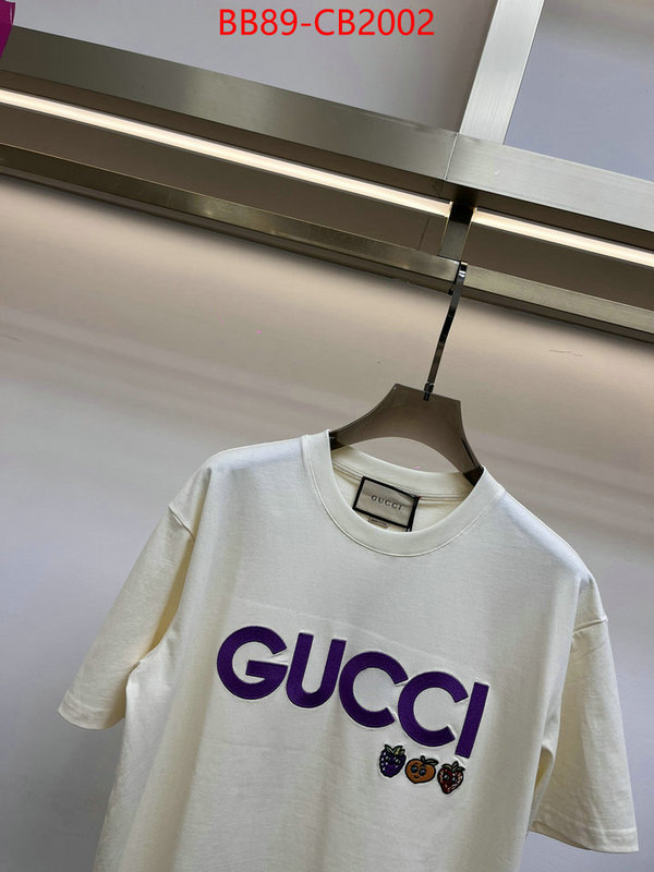 Clothing-Gucci replica aaaaa+ designer ID: CB2002 $: 89USD