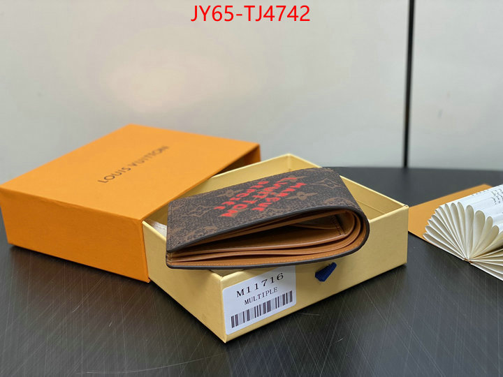 LV Bags(TOP)-Wallet unsurpassed quality ID: TJ4742 $: 65USD,