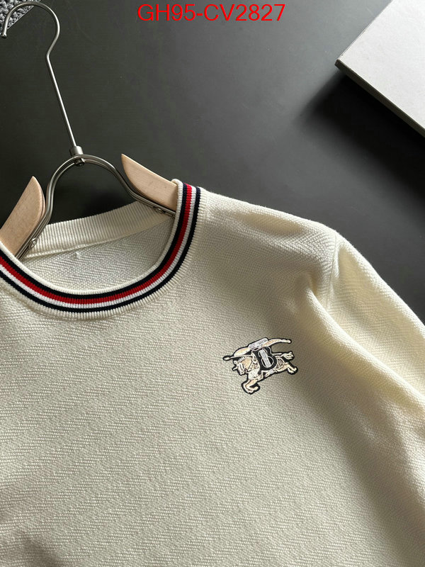 Clothing-Burberry designer fake ID: CV2827 $: 95USD