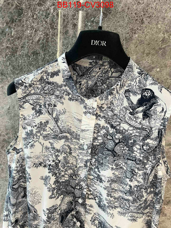 Clothing-Dior buy cheap replica ID: CV3098 $: 119USD