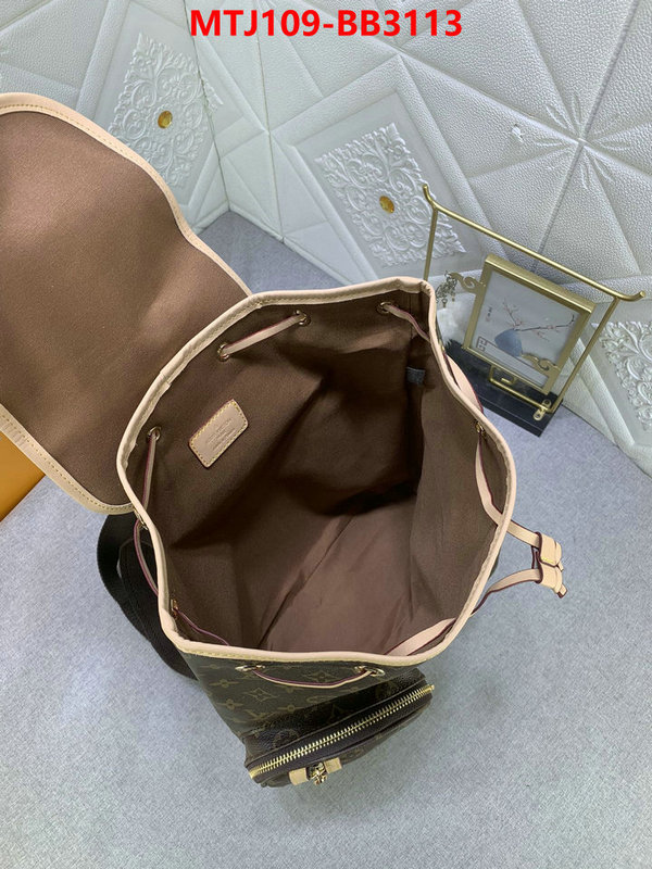 LV Bags(4A)-Backpack- how to buy replica shop ID: BB3113 $: 109USD,