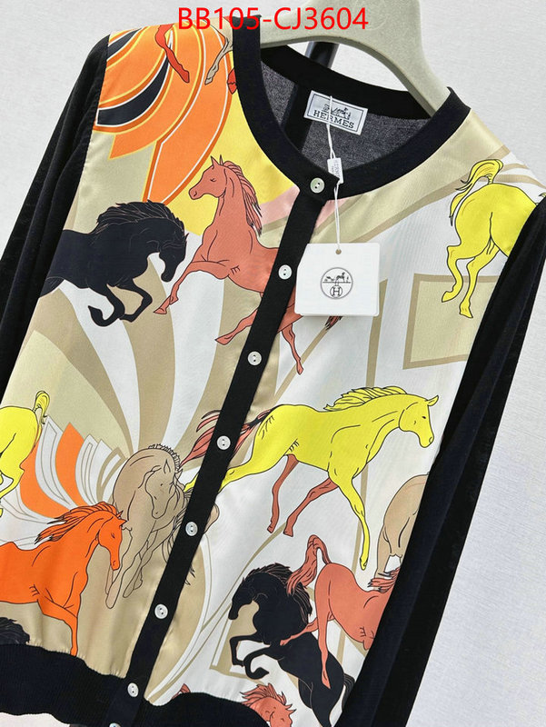 Clothing-Hermes replica 2024 perfect luxury ID: CJ3604 $: 105USD