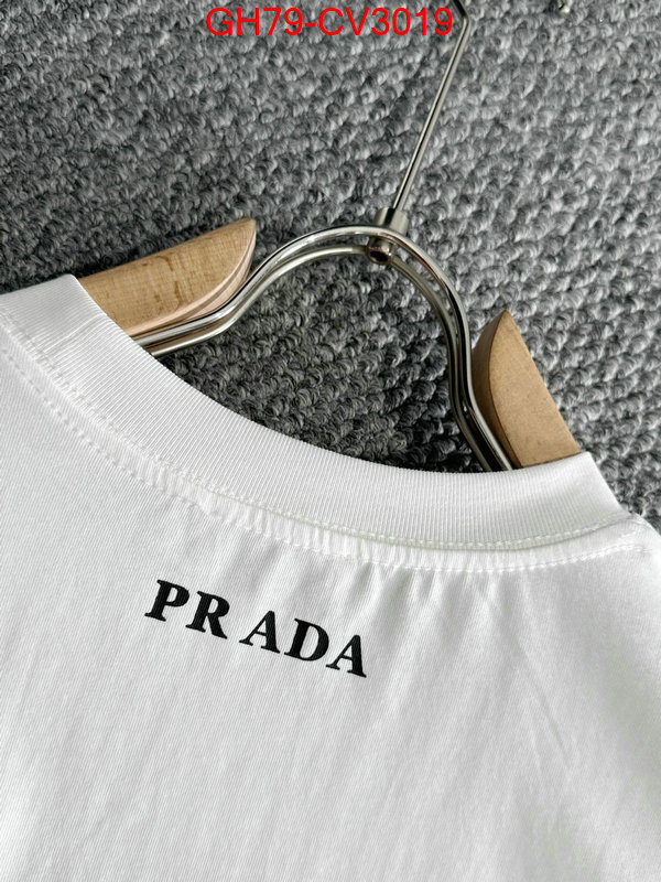 Clothing-Prada best knockoff ID: CV3019 $: 79USD