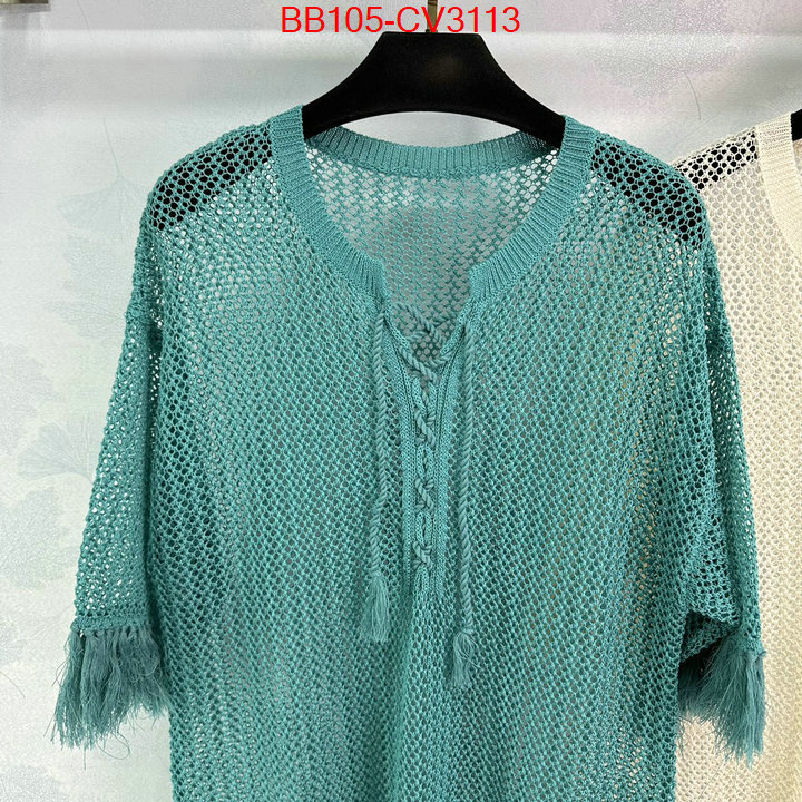 Clothing-Dior top quality website ID: CV3113 $: 105USD