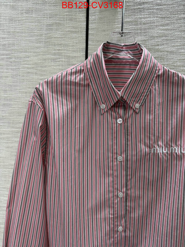 Clothing-MIU MIU replica 1:1 high quality ID: CV3168 $: 129USD