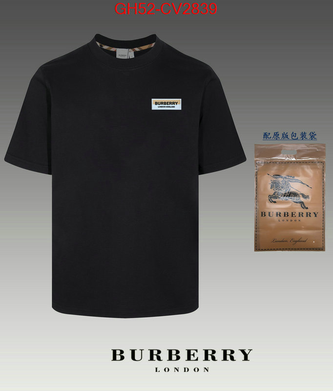 Clothing-Burberry shop cheap high quality 1:1 replica ID: CV2839 $: 52USD