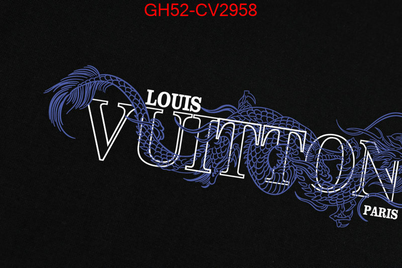 Clothing-LV shop designer replica ID: CV2958 $: 52USD