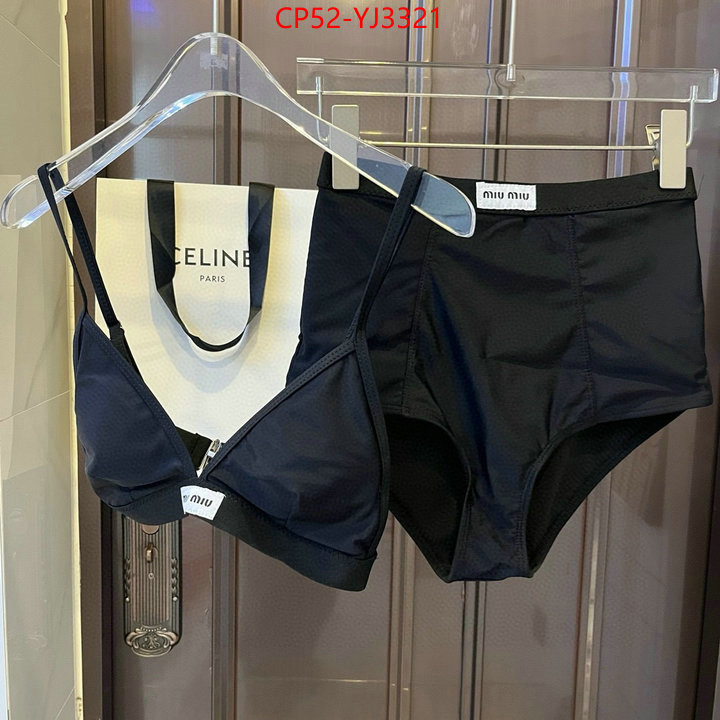 Swimsuit-Miu Miu luxury fake ID: YJ3321 $: 52USD