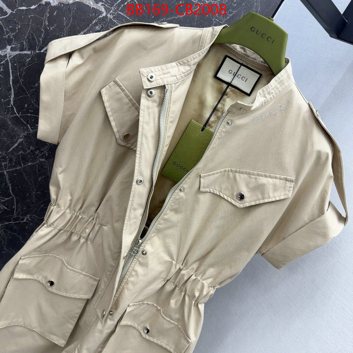 Clothing-Gucci same as original ID: CB2008 $: 169USD