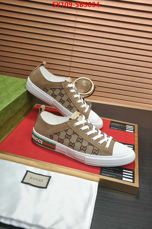 Men Shoes-Gucci what 1:1 replica ID: SB5034 $: 109USD