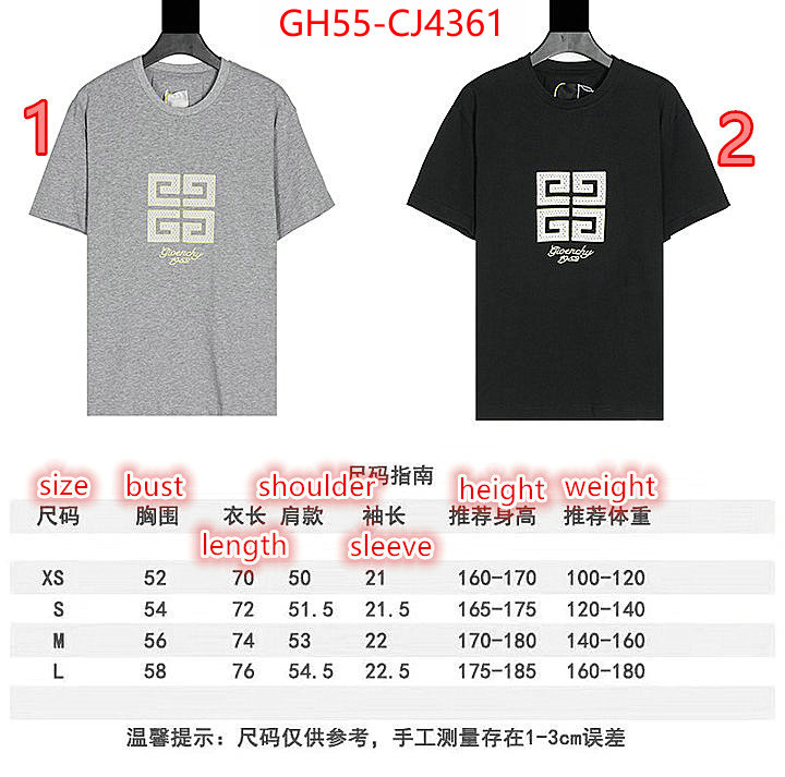 Clothing-Givenchy replica online ID: CJ4361 $: 55USD