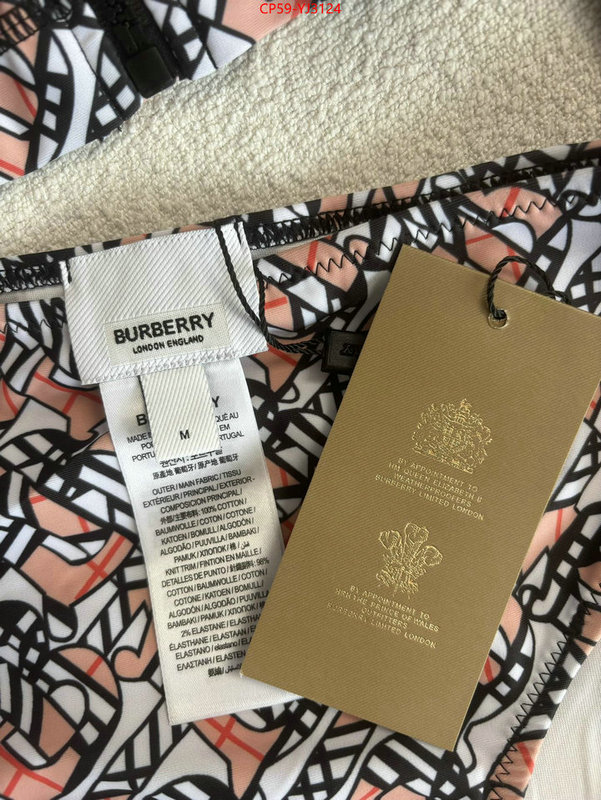 Swimsuit-Burberry quality aaaaa replica ID: YJ3124 $: 59USD