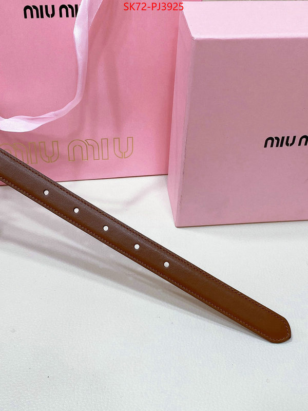 Belts-MIU MIU cheap wholesale ID: PJ3925 $: 72USD