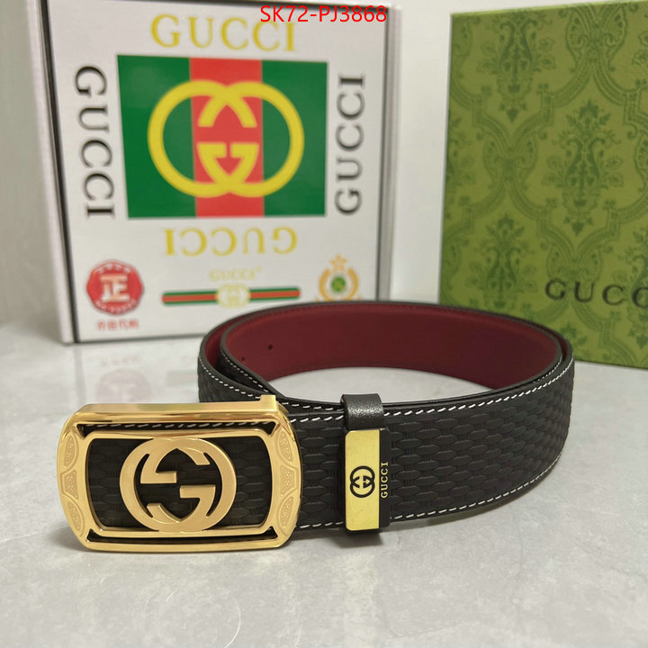 Belts-Gucci replica 1:1 high quality ID: PJ3868 $: 72USD