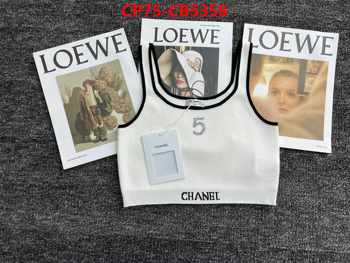 Clothing-Chanel top quality fake ID: CB5358 $: 75USD