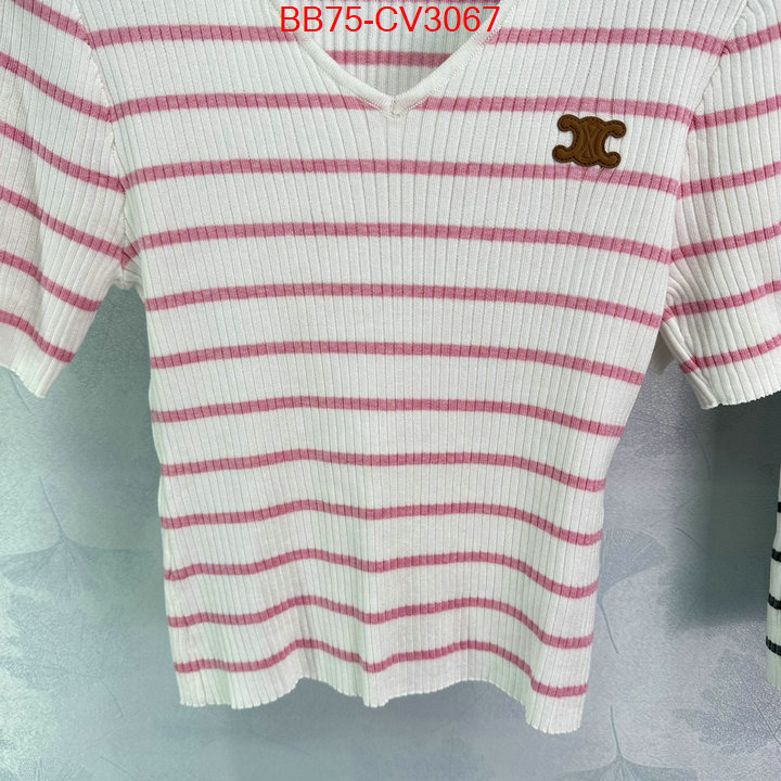 Clothing-Celine buy high quality cheap hot replica ID: CV3067 $: 75USD