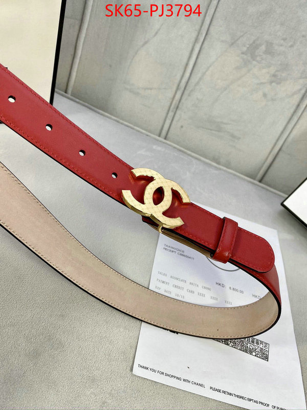 Belts-Chanel the best quality replica ID: PJ3794 $: 65USD