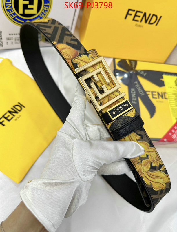 Belts-Fendi fake high quality ID: PJ3798 $: 69USD