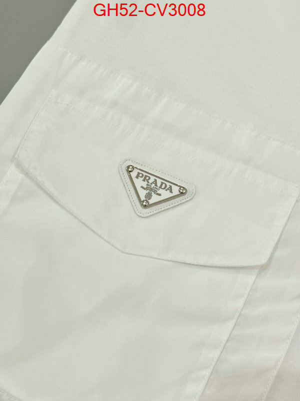 Clothing-Prada online sale ID: CV3008 $: 52USD