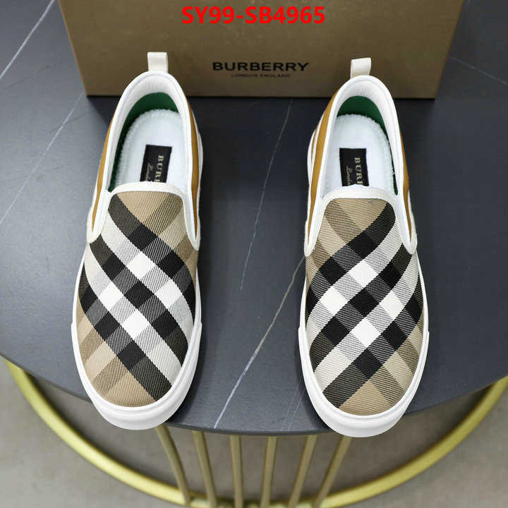 Women Shoes-Burberry customize best quality replica ID: SB4965 $: 99USD