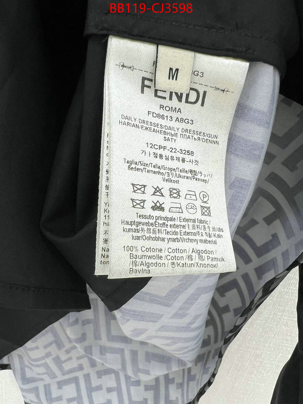 Clothing-Fendi only sell high-quality ID: CJ3598 $: 119USD