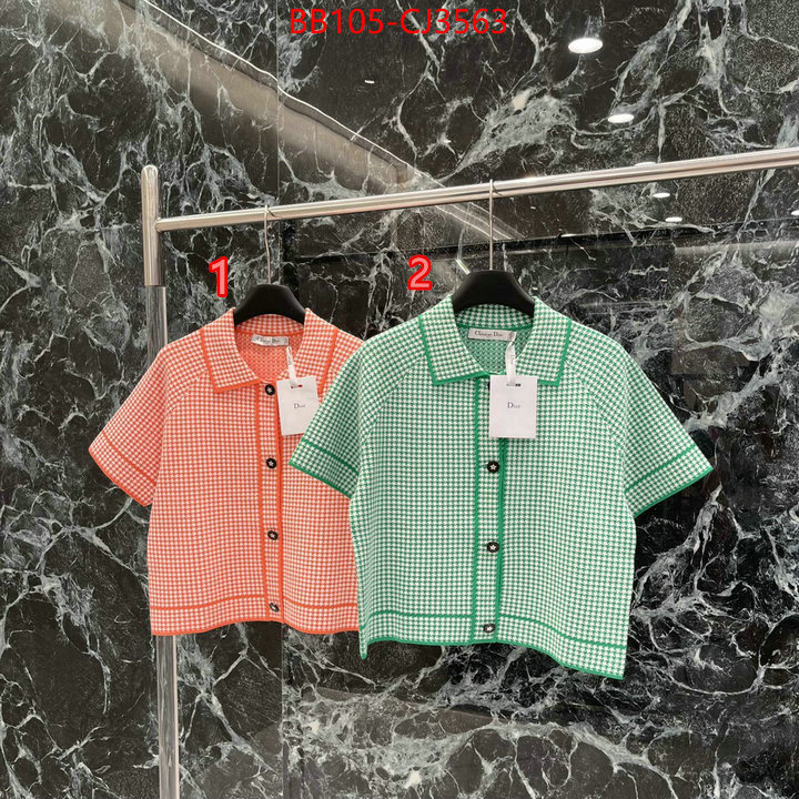 Clothing-Dior replicas buy special ID: CJ3563 $: 105USD