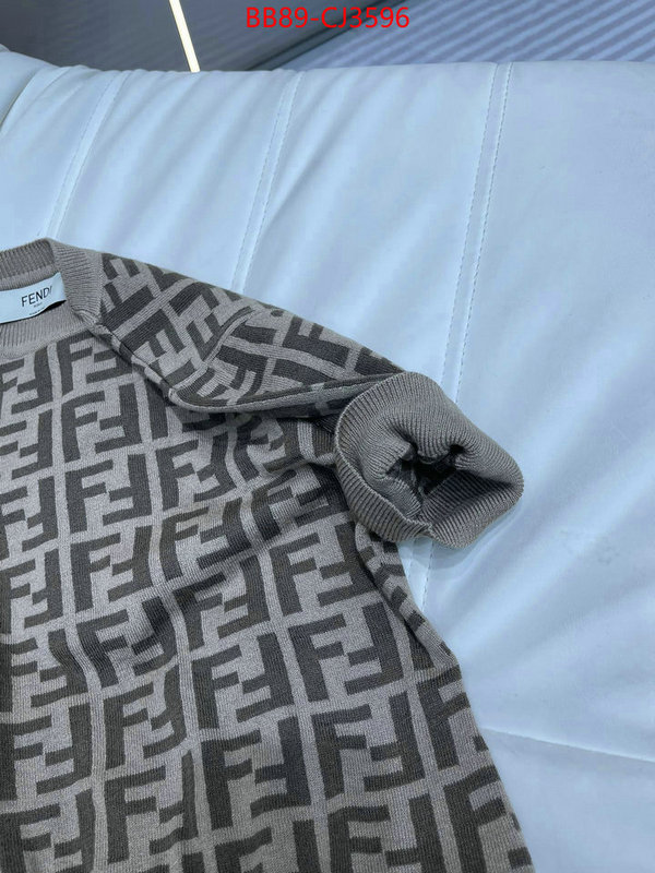Clothing-Fendi wholesale replica shop ID: CJ3596 $: 89USD
