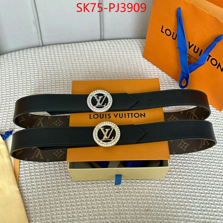 Belts-LV designer wholesale replica ID: PJ3909 $: 75USD