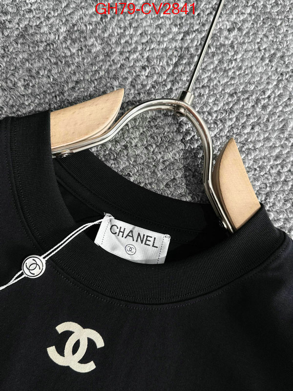 Clothing-Chanel designer wholesale replica ID: CV2841 $: 79USD