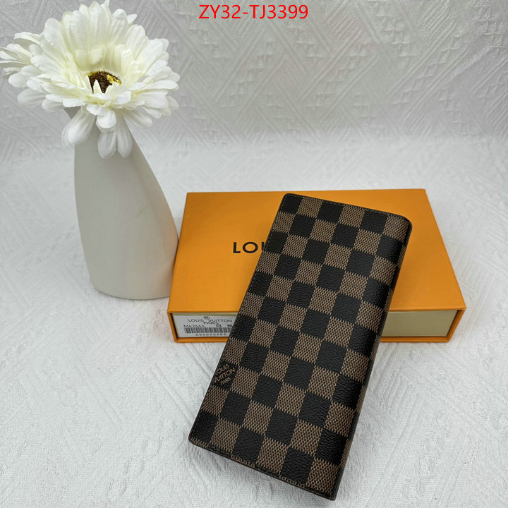 LV Bags(4A)-Wallet what's the best to buy replica ID: TJ3399 $: 32USD,