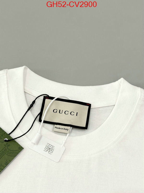 Clothing-Gucci designer replica ID: CV2900 $: 52USD