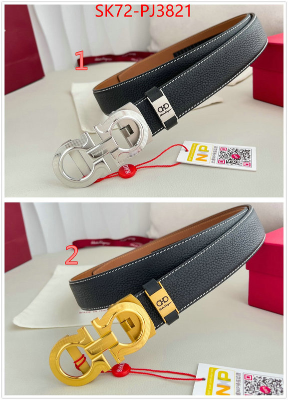 Belts-Ferragamo replcia cheap from china ID: PJ3821 $: 72USD