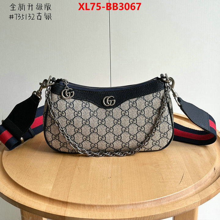 Gucci Bags(4A)-Crossbody- best like ID: BB3067 $: 75USD,