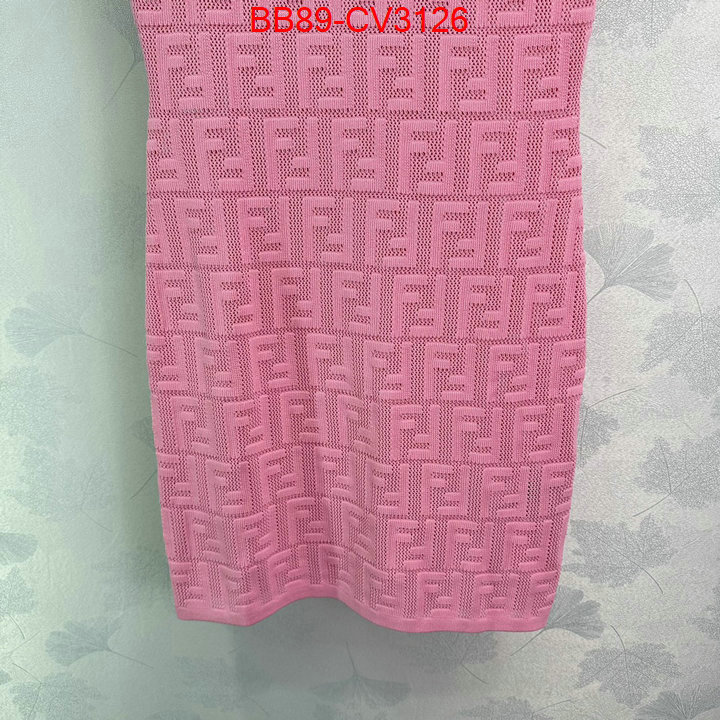 Clothing-Fendi wholesale replica shop ID: CV3126 $: 89USD