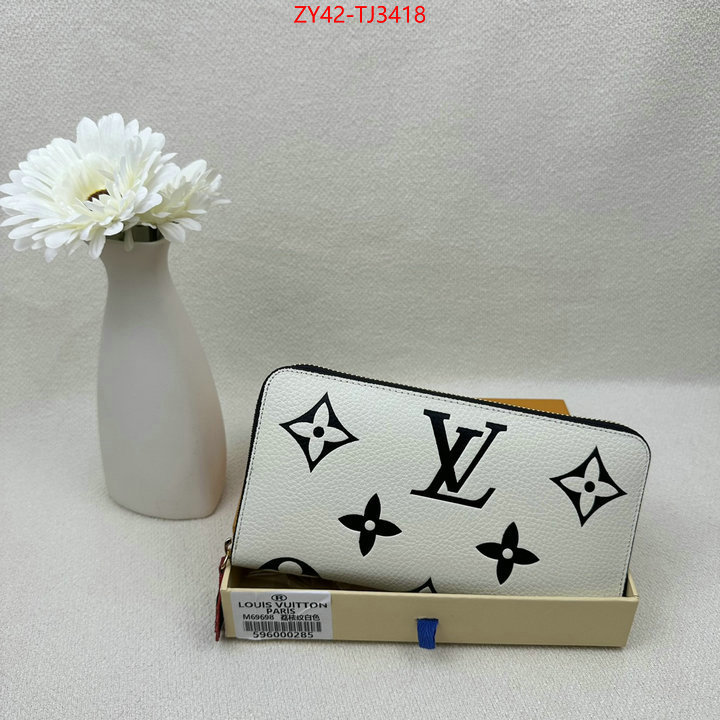 LV Bags(4A)-Wallet where quality designer replica ID: TJ3418 $: 42USD,