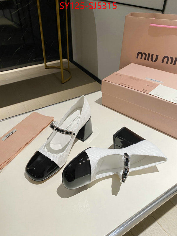 Women Shoes-Miu Miu luxury fake ID: SJ5315 $: 125USD