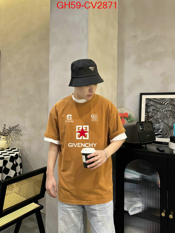 Clothing-Givenchy where quality designer replica ID: CV2871 $: 59USD