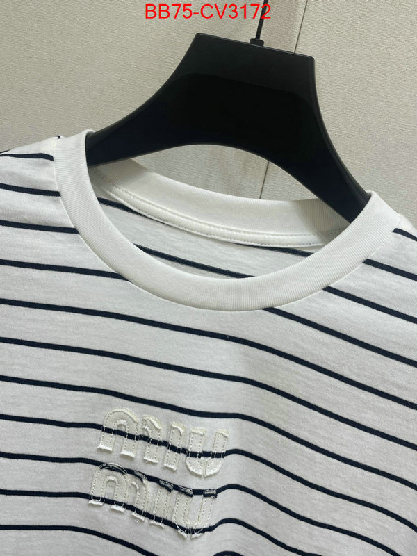 Clothing-MIU MIU luxury fake ID: CV3172 $: 75USD