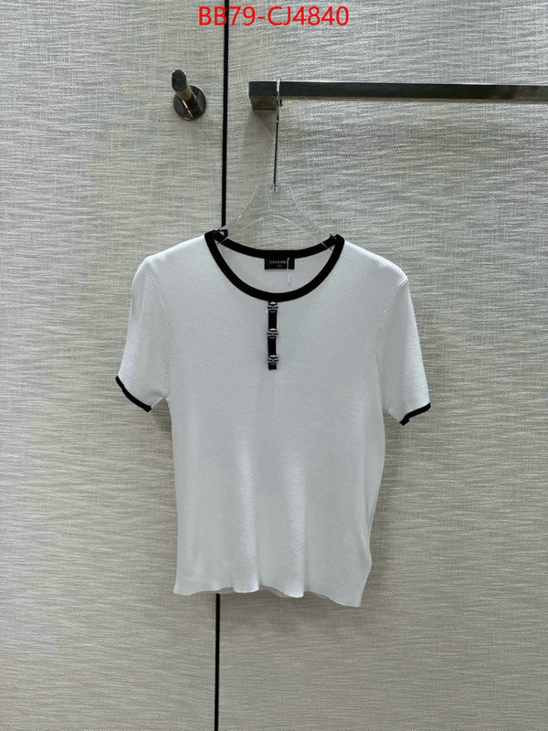 Clothing-Chanel how to start selling replica ID: CJ4840 $: 79USD