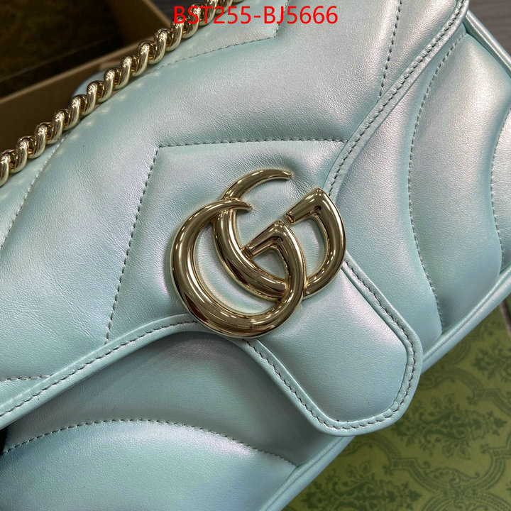 Gucci Bags(TOP)-Marmont top quality replica ID: BJ5666 $: 255USD,