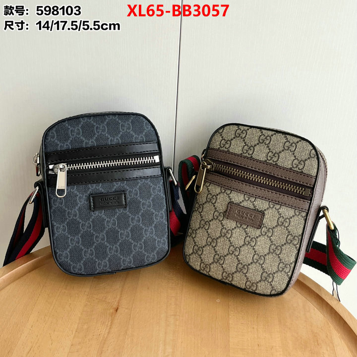 Gucci Bags(4A)-Crossbody- 1:1 replica wholesale ID: BB3057 $: 65USD,