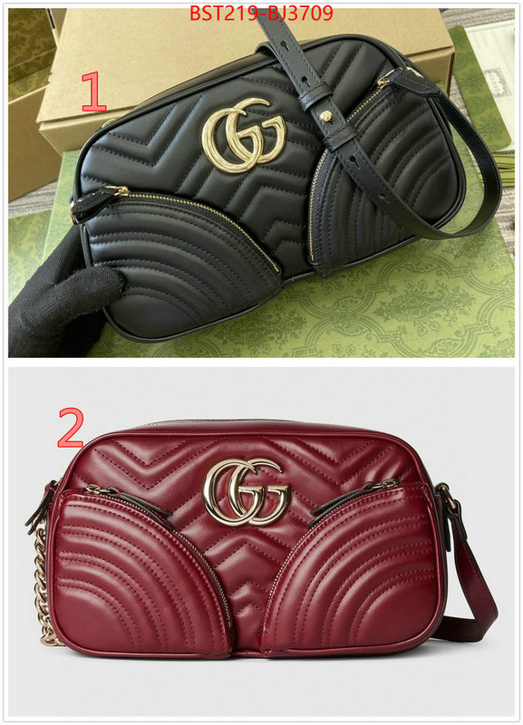 Gucci Bags(TOP)-Marmont luxury 7 star replica ID: BJ3709 $: 219USD,