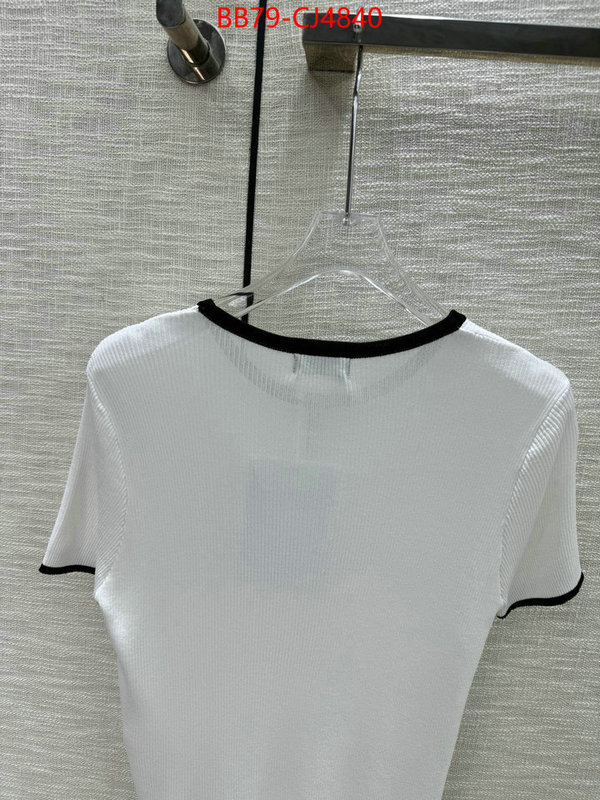 Clothing-Chanel how to start selling replica ID: CJ4840 $: 79USD