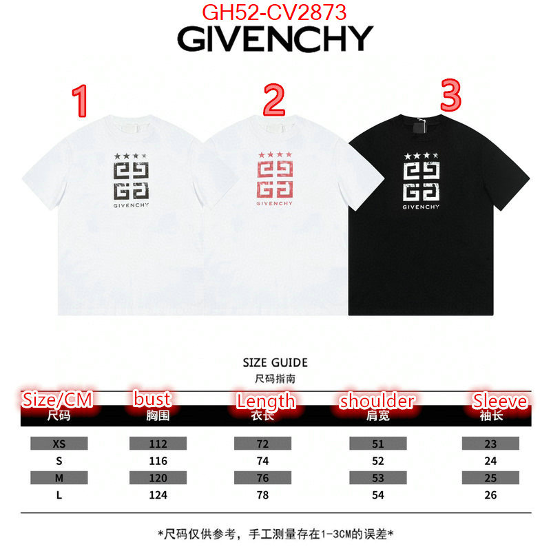 Clothing-Givenchy cheap high quality replica ID: CV2873 $: 52USD