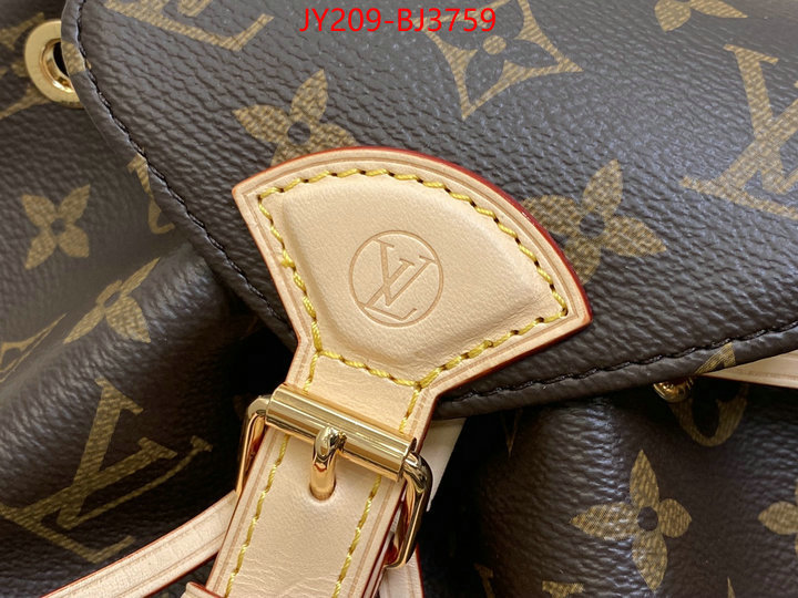 LV Bags(TOP)-Backpack- perfect quality designer replica ID: BJ3759 $: 209USD,