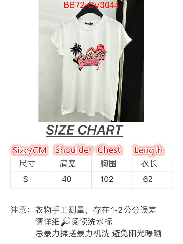 Clothing-Balmain high quality happy copy ID: CV3044 $: 72USD